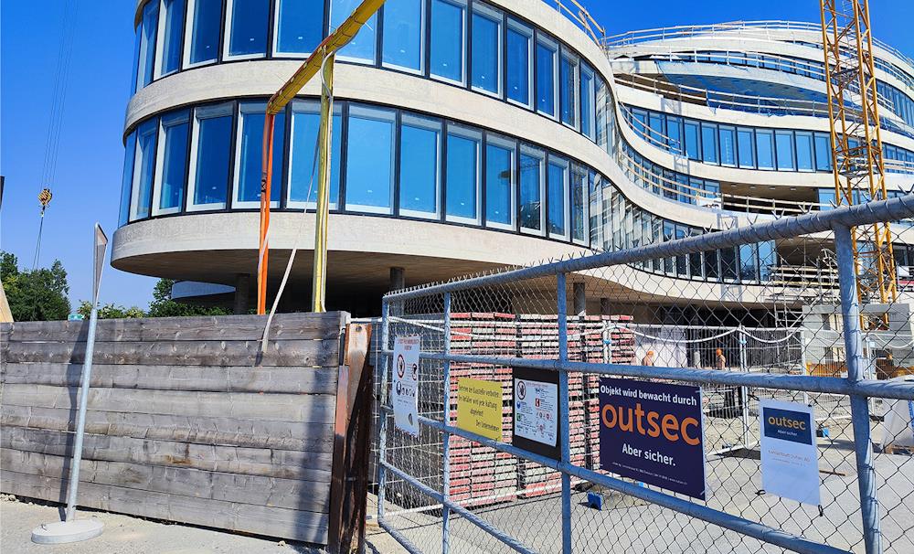 Interventionsdienste im Einsatz.